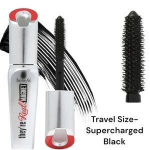 BENEFIT They're Real! Magnet Extreme Lengthening Mascara Supercharged Black, NEW